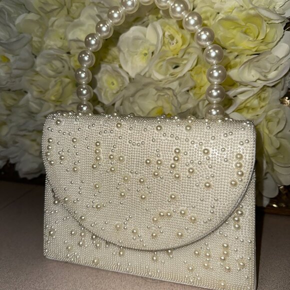 Pearl Bridal Bag House of Harlow 1960 - Picture 6 of 8